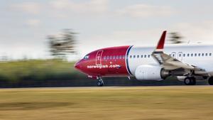 Un avión de Norwegian.