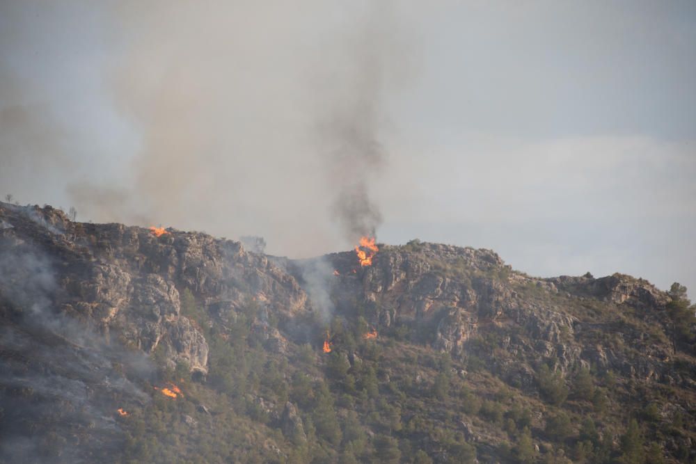 Incendio en la Sierra del Molino