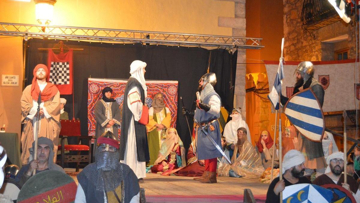Imagen de la feria medieval, donde este año los asistentes los asistentes podrán contribuir con sus donaciones por la DANA de Valencia.