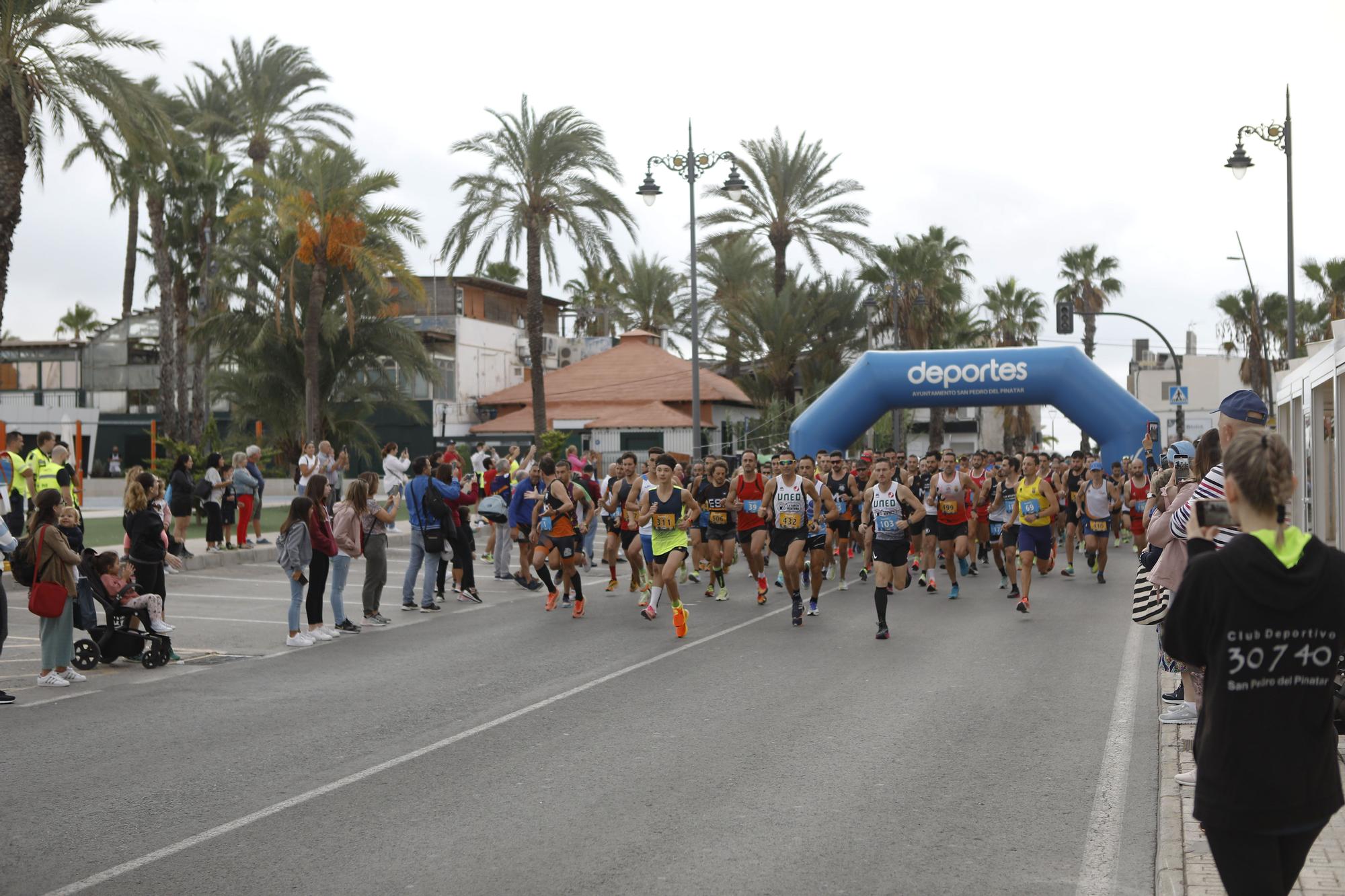 La media maratón Paraíso Salado de San Pedro del Pinatar, en imágenes