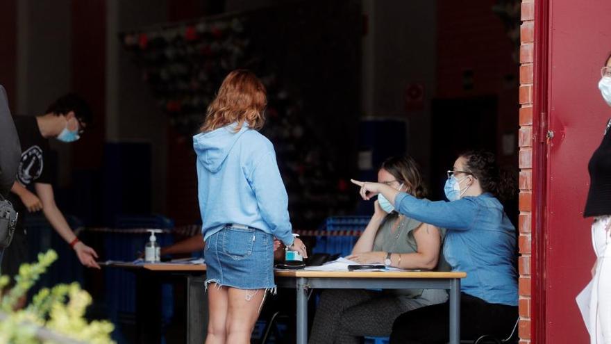 Realizan pruebas PCR a los alumnos de la Universidad Politécnica de Valencia (UPV).