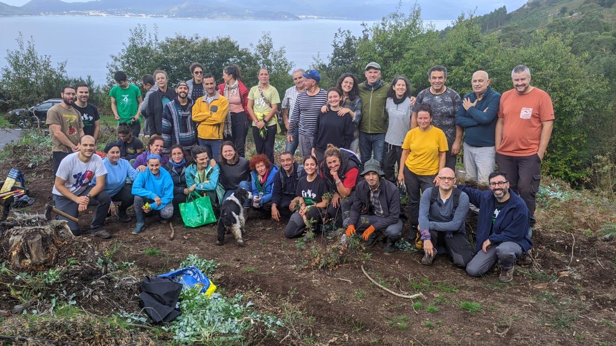 Comuneros lusos y gallegos durante el encuentro celebrado este fin de semana.