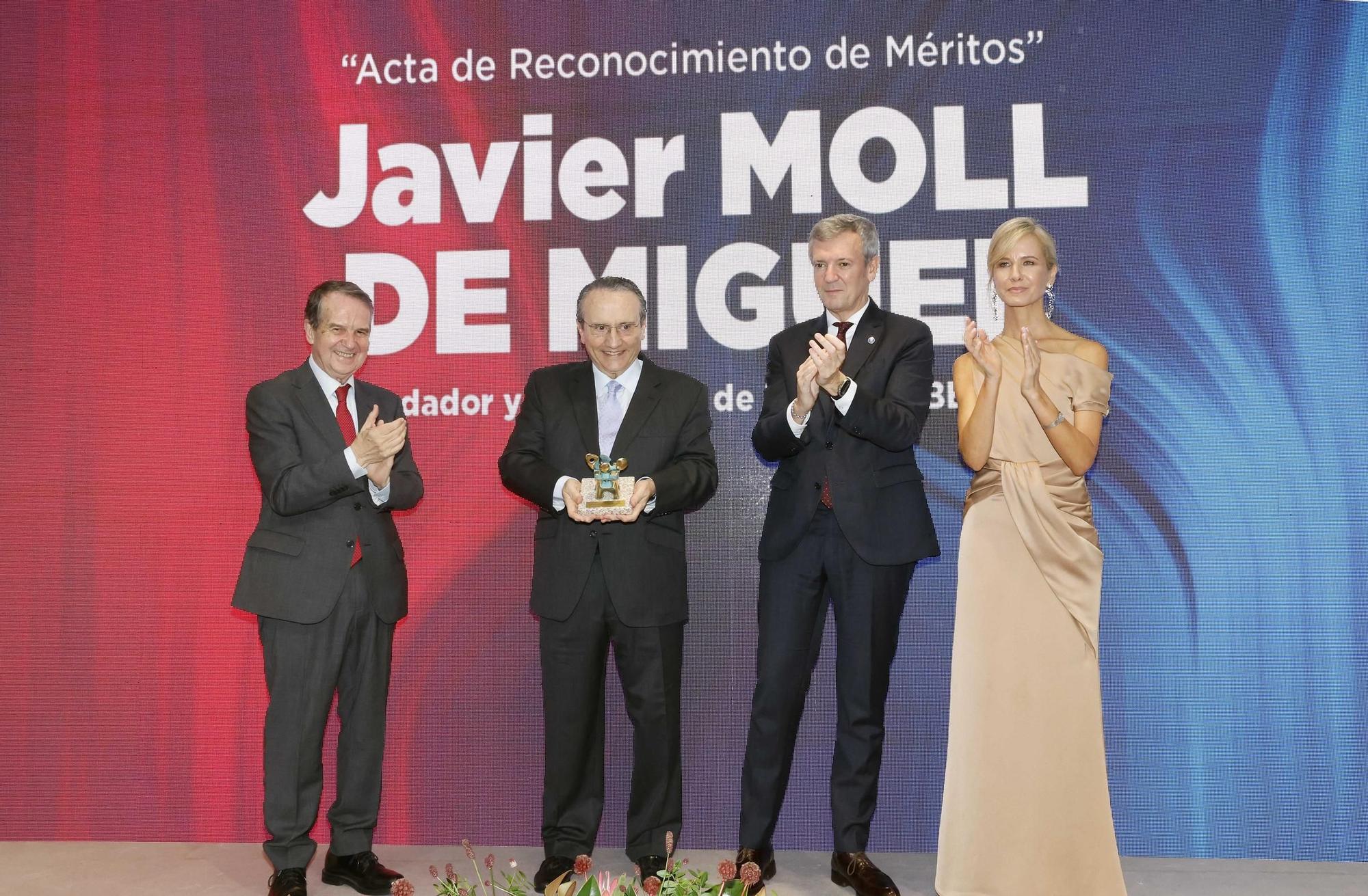 Javier Moll recibe la Medalla de Oro del Círculo de Empresarios de Galicia