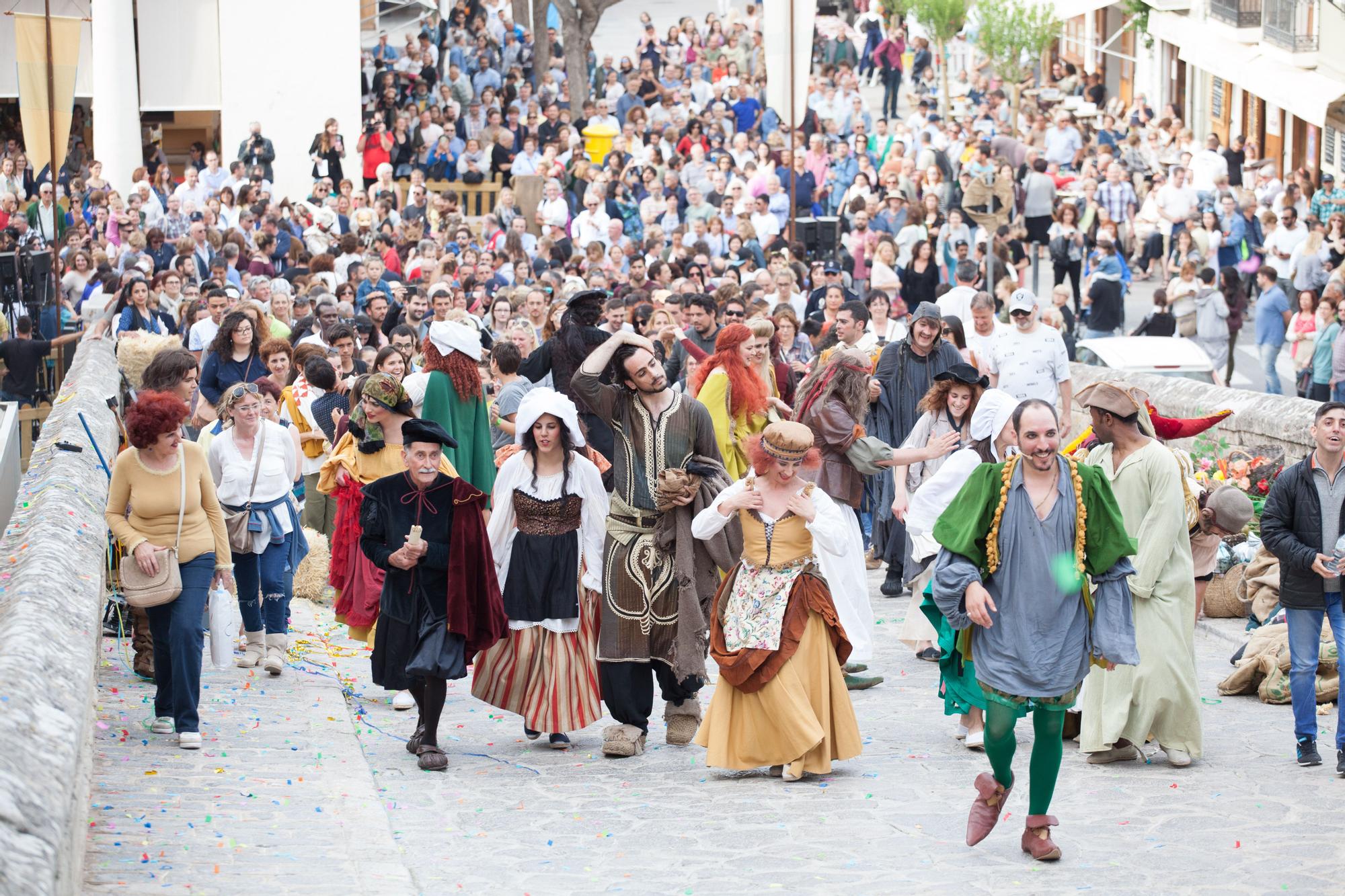 Edición de 2017 de la Feria Medieval de Ibiza.