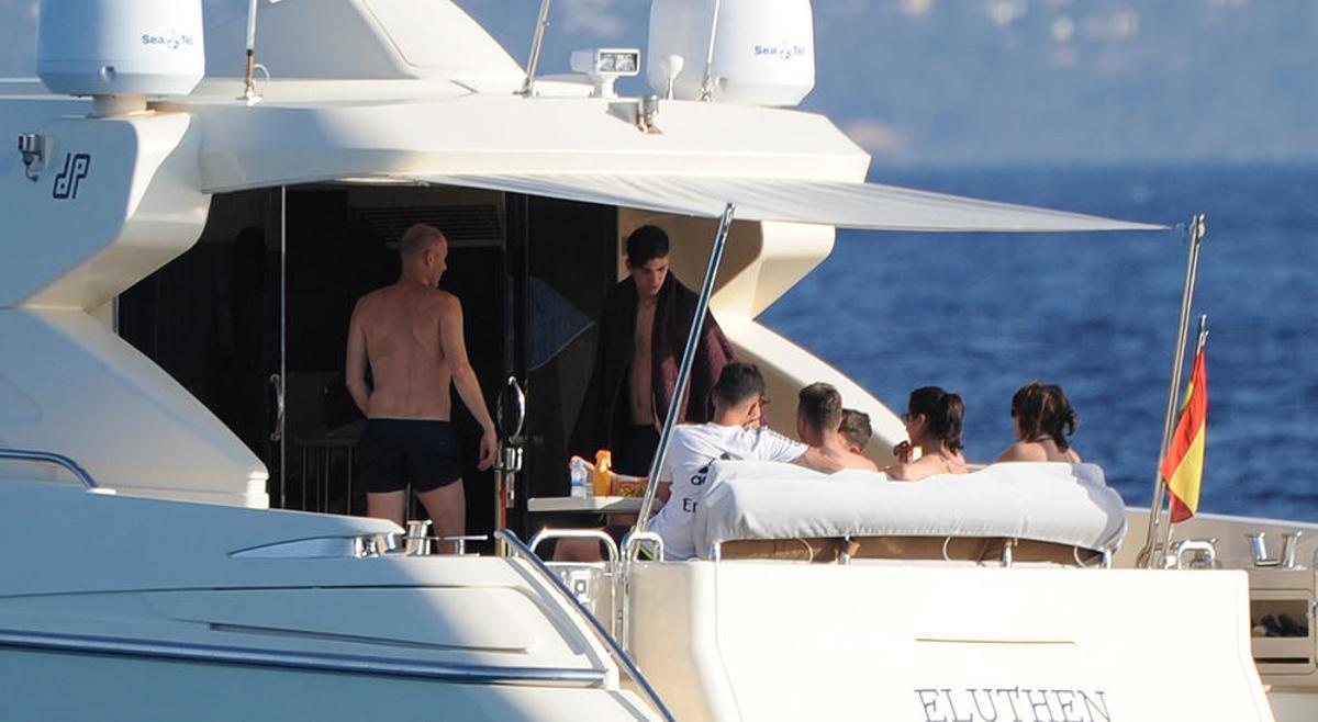 Zinedine Zidane, vacaciones en familia en Ibiza