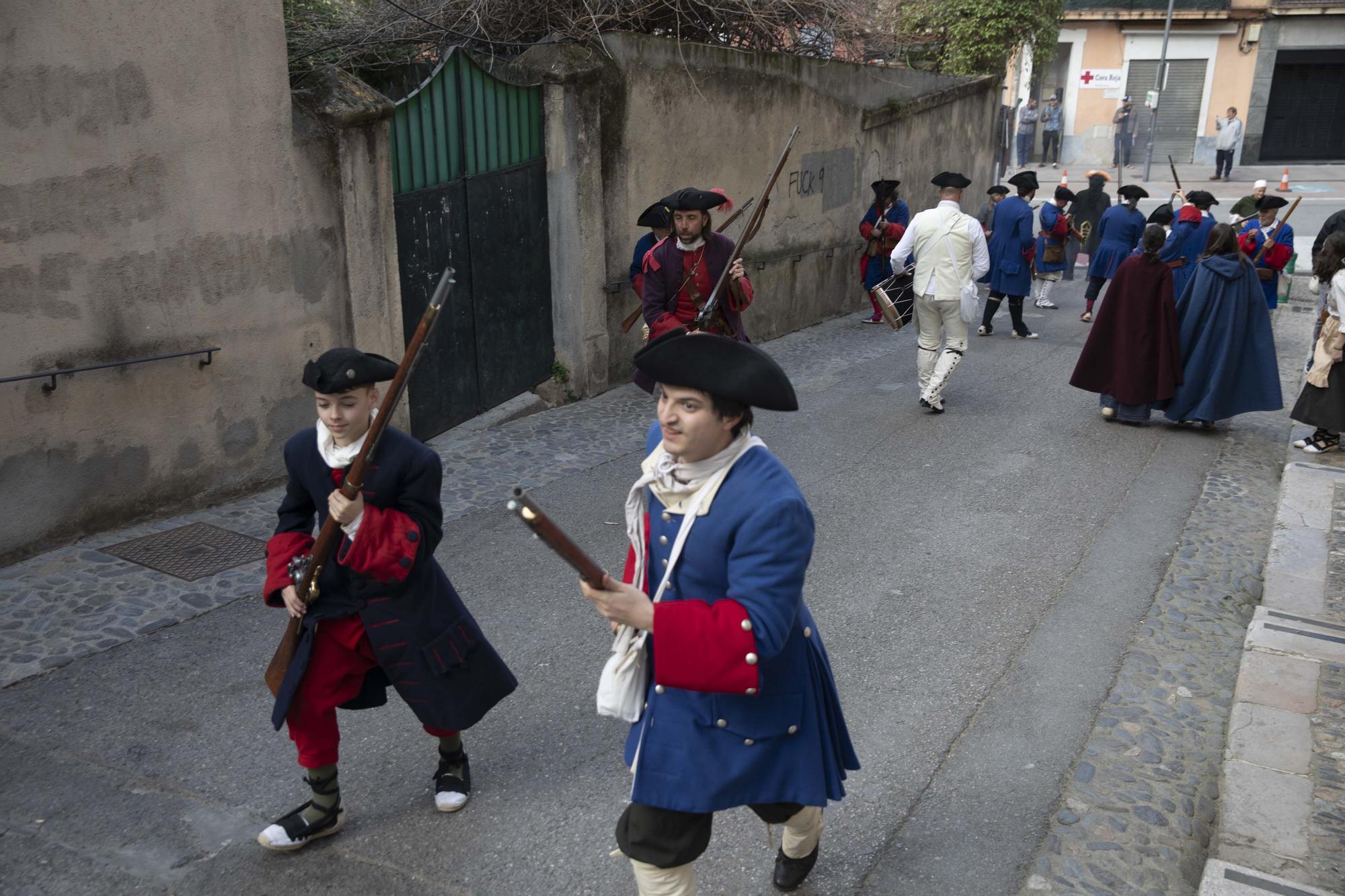 Arbúcies recrea el tradicional Combat de fa més de 300 anys