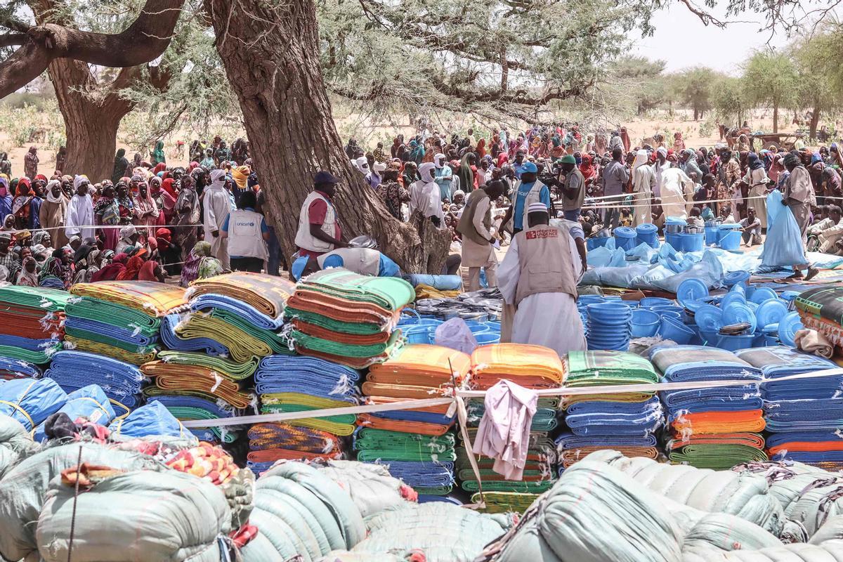 Éxodo de refugiados sudaneses hacia El Chad