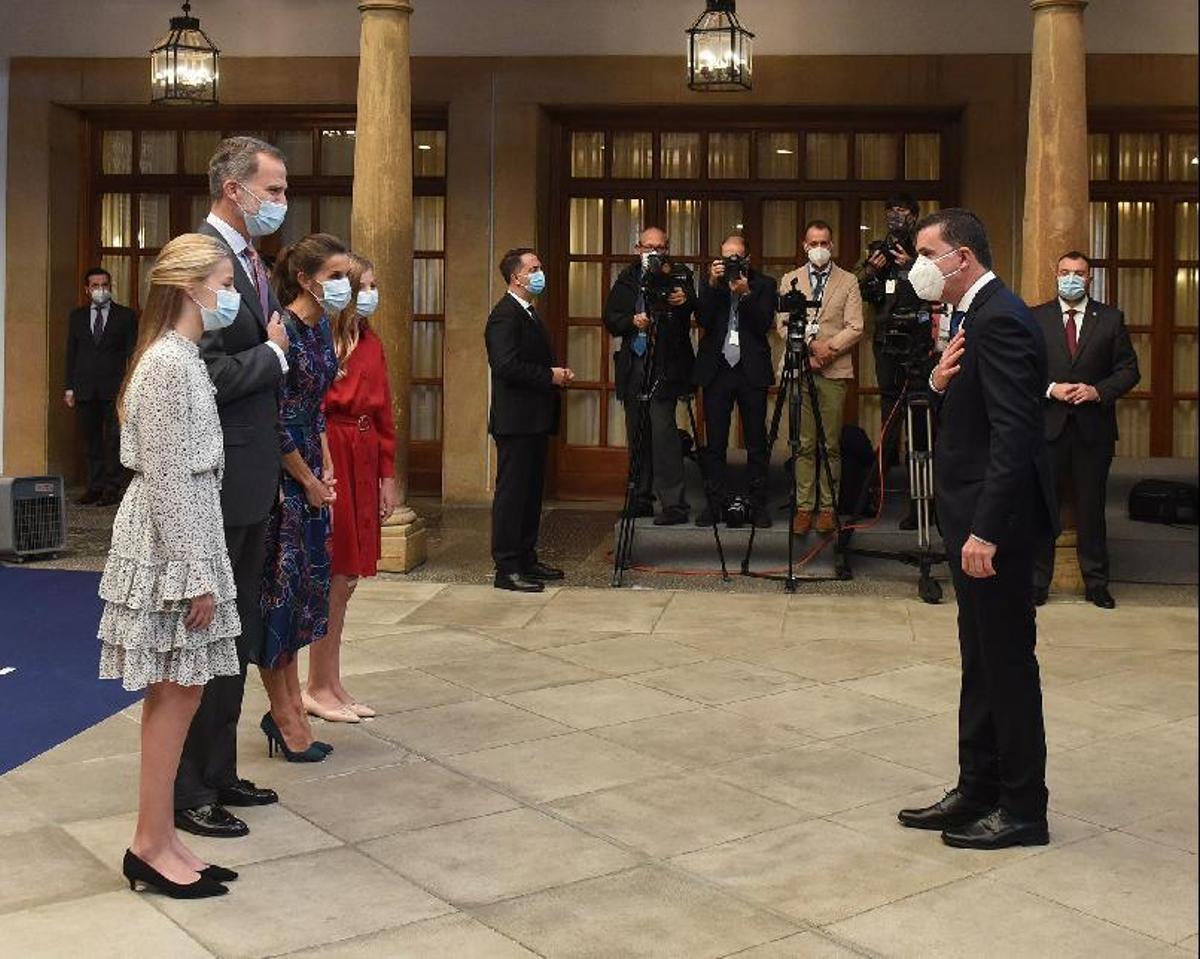 Premios Princesa de Asturias 2020 | Los Reyes reciben a los premiados en el hotel de la Reconquista Premios Princesa de Asturias 2020 | Los Reyes reciben a los premiados en el hotel de la Reconquista