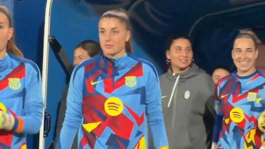¡Salen las porteras del FC Barcelona preparadas para la vuelta de semifinales de Copa de la Reina!
