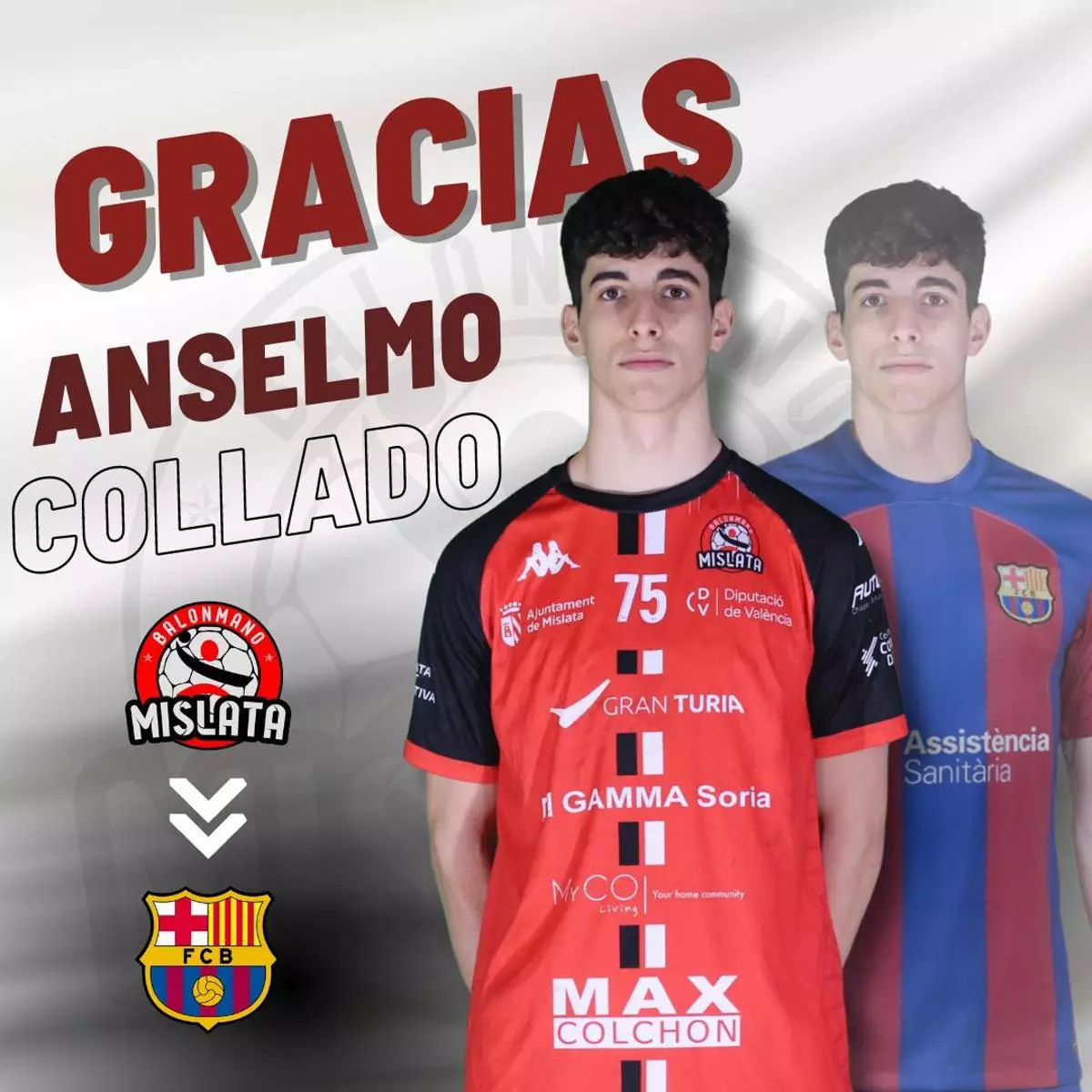 Anselmo Collado, la joya de la cantera del Mislata, jugará en el Barcelona