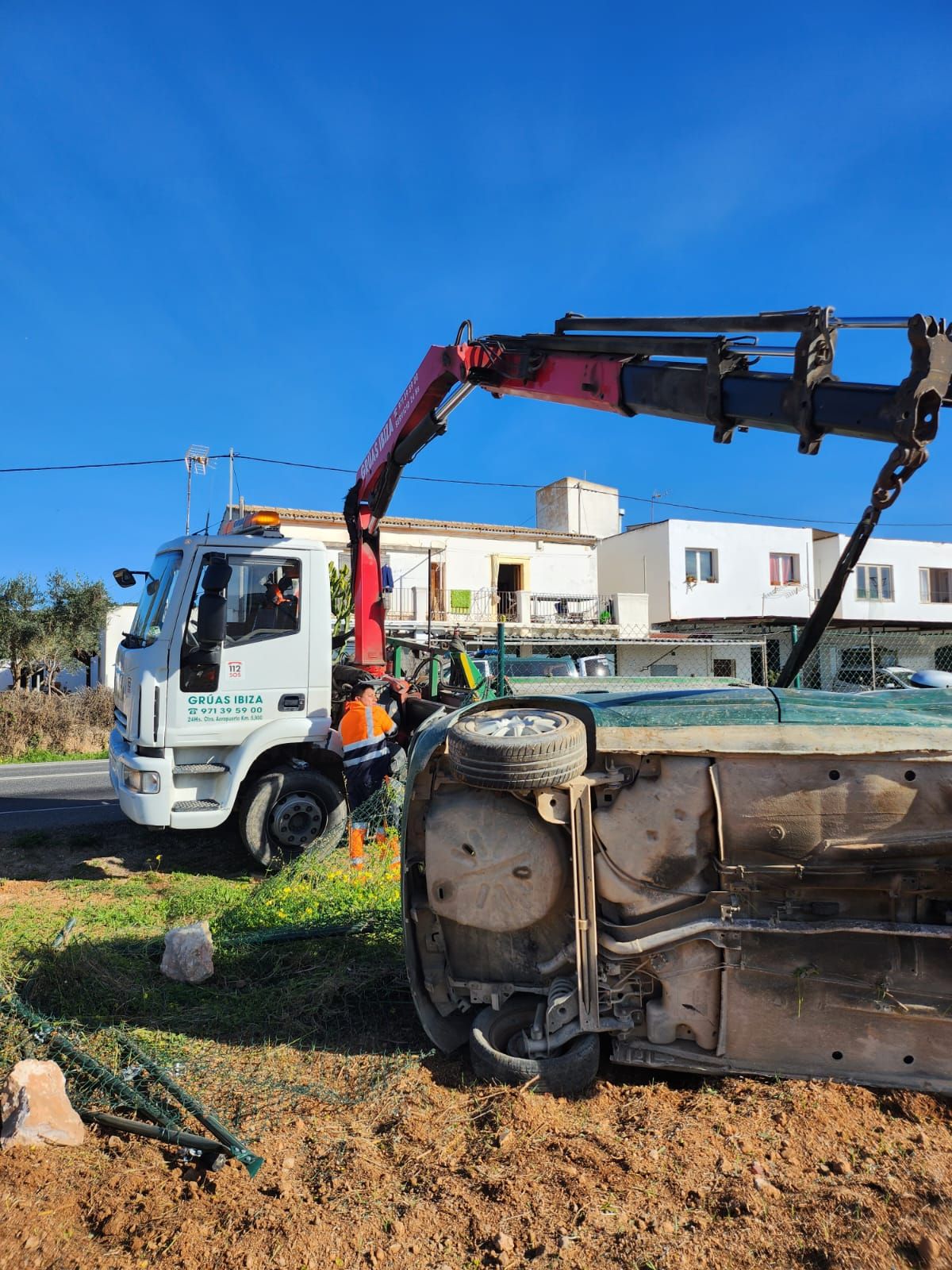 Galería de imágenes del accidente en la carretera de Sant Josep