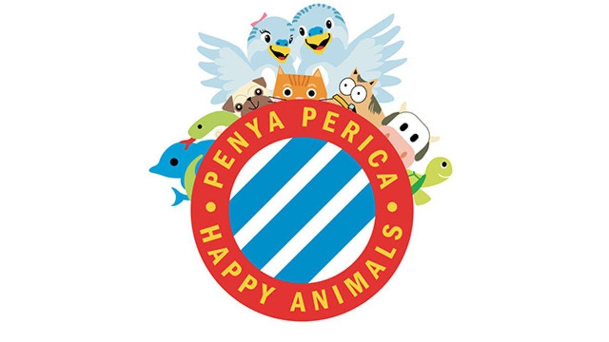 El logo de la nueva 'Penya Perica Happy Animals'