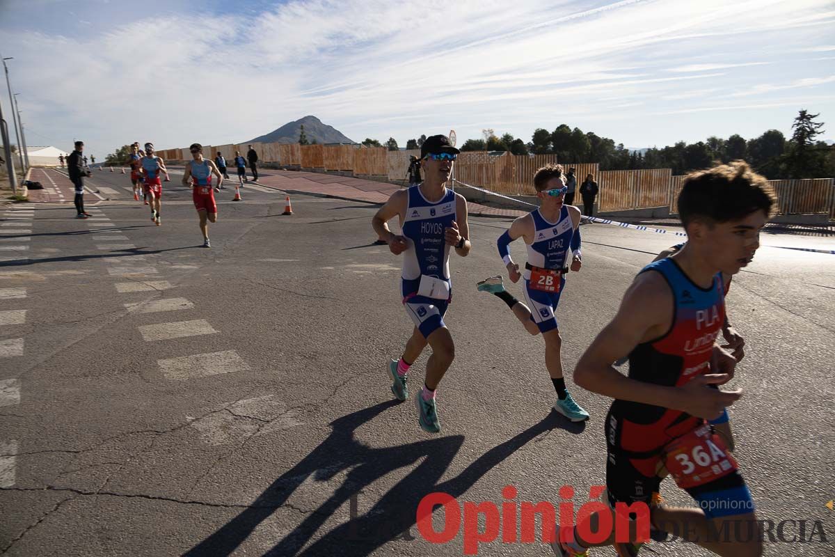 Campeonato Regional de Duatlón por relevos Súper Sprint en Calasparra (carrera a pie)