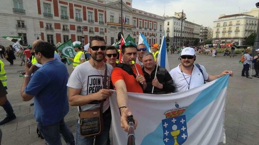 Policías locales, en la manifestación de Madrid