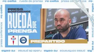 Rueda de prensa de Claudio Giráldez anterior al primer partido de la Liga: RC Celta vs Deportivo Alavés