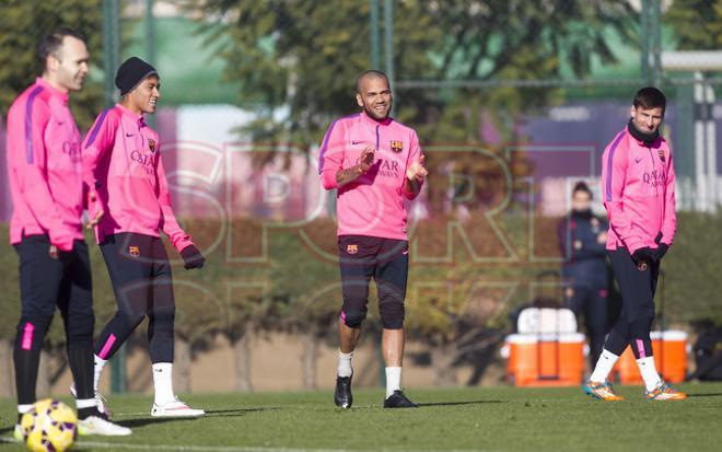 El Barça prepara el partido contra la Real Sociedad