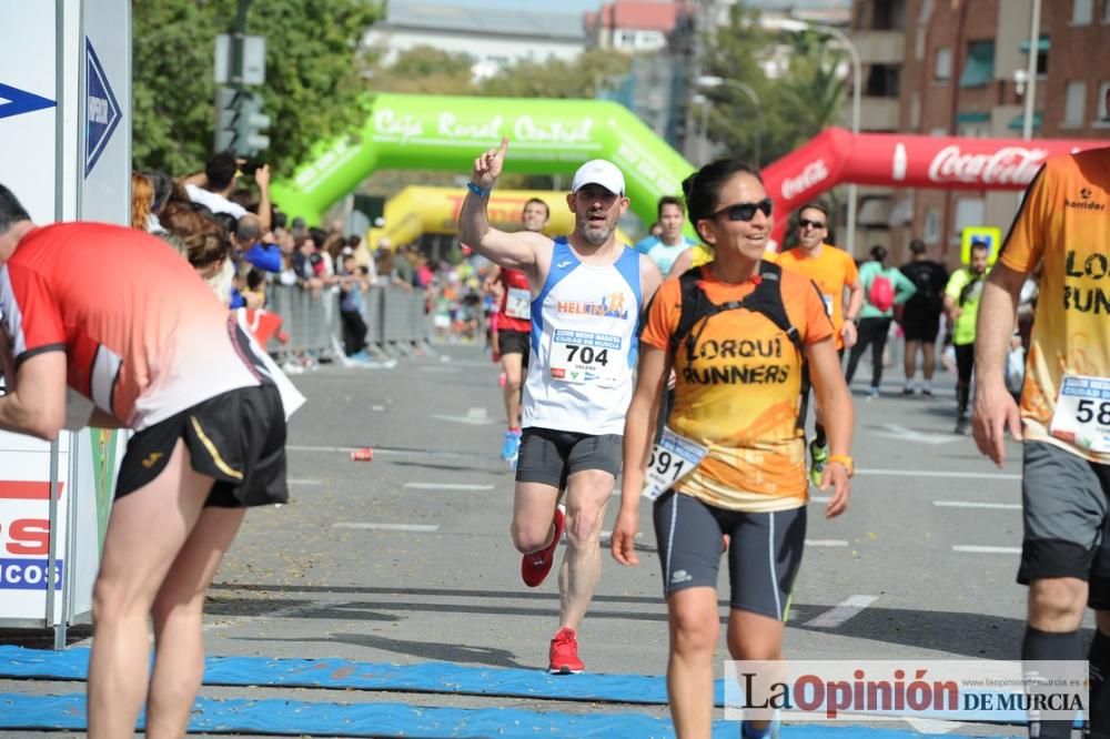 Media Maratón de Murcia: llegada (2ª parte)