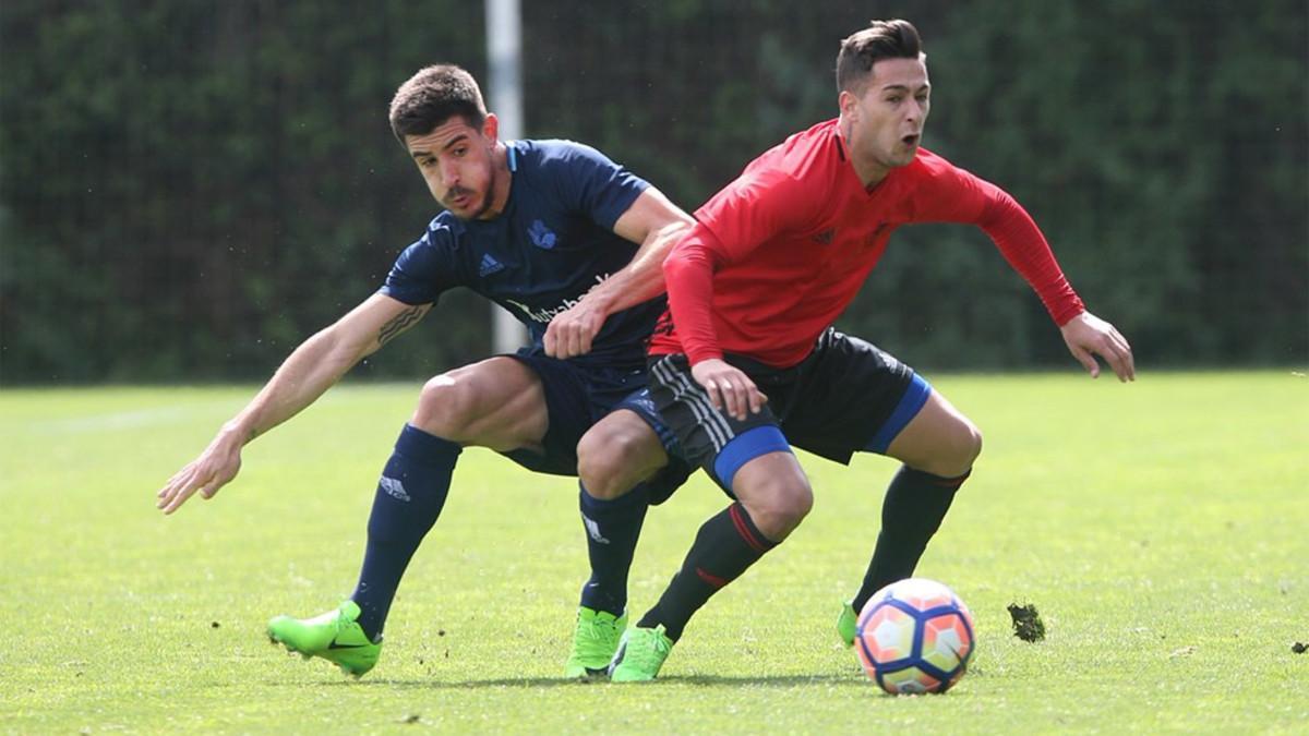 Osasuna ganó el partidillo informal ante la Real Sociedad