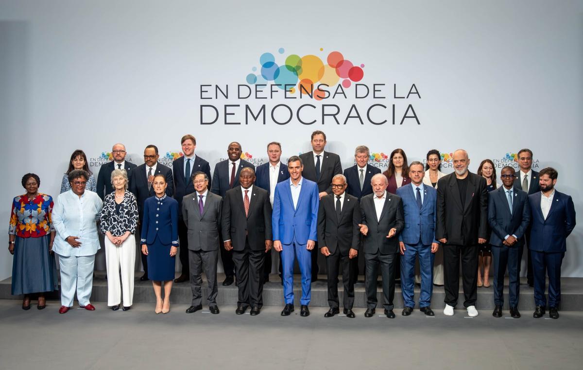 Los líderes de la cumbre