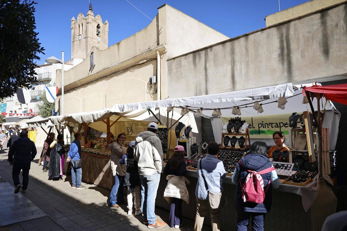 Les imatges del mercat medieval de Calonge