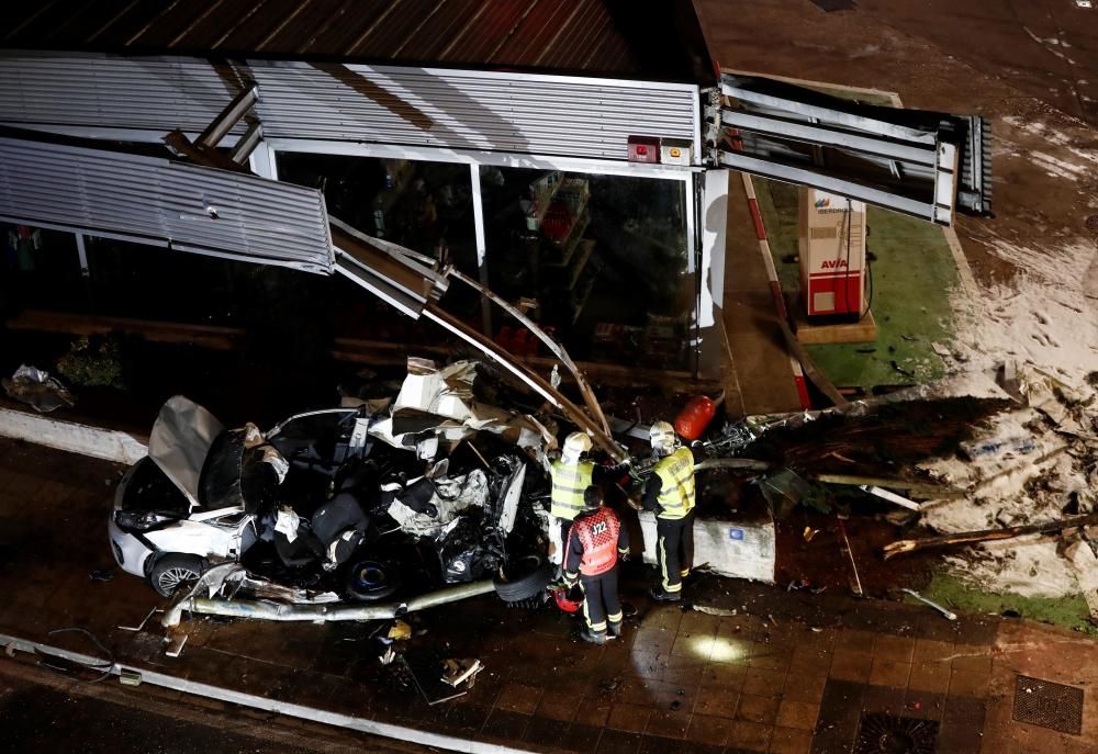 Accidente de autobús en Navarra.