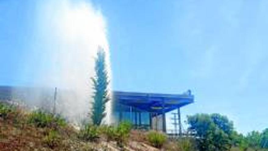 Avería de agua en el campus universitario cacereño