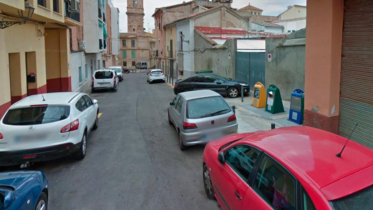 Calle Ànimes en el casco antiguo de Xàtiva