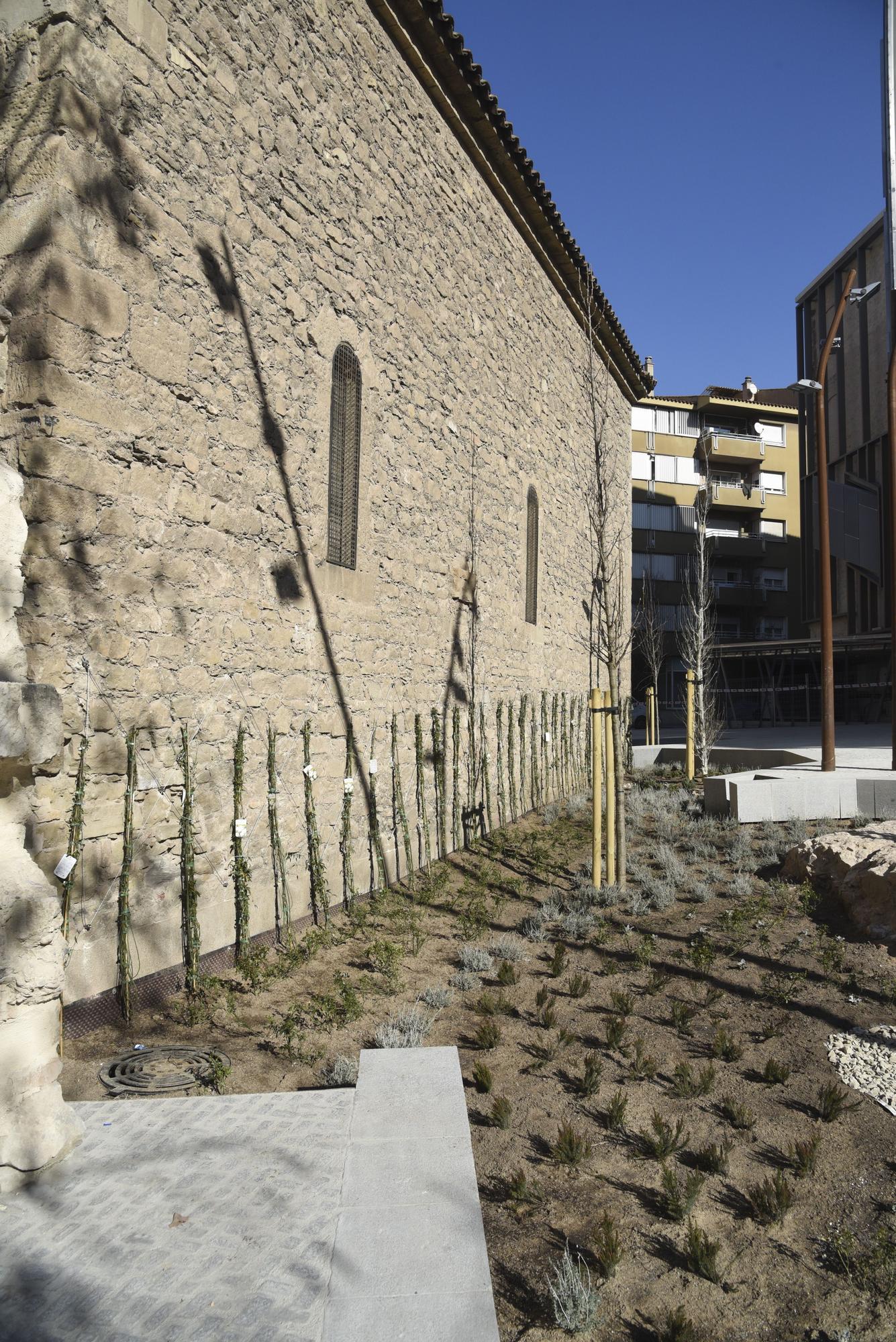 Així llueix l'amplicació de la plaça plaça de Sant Ignasi de Manresa