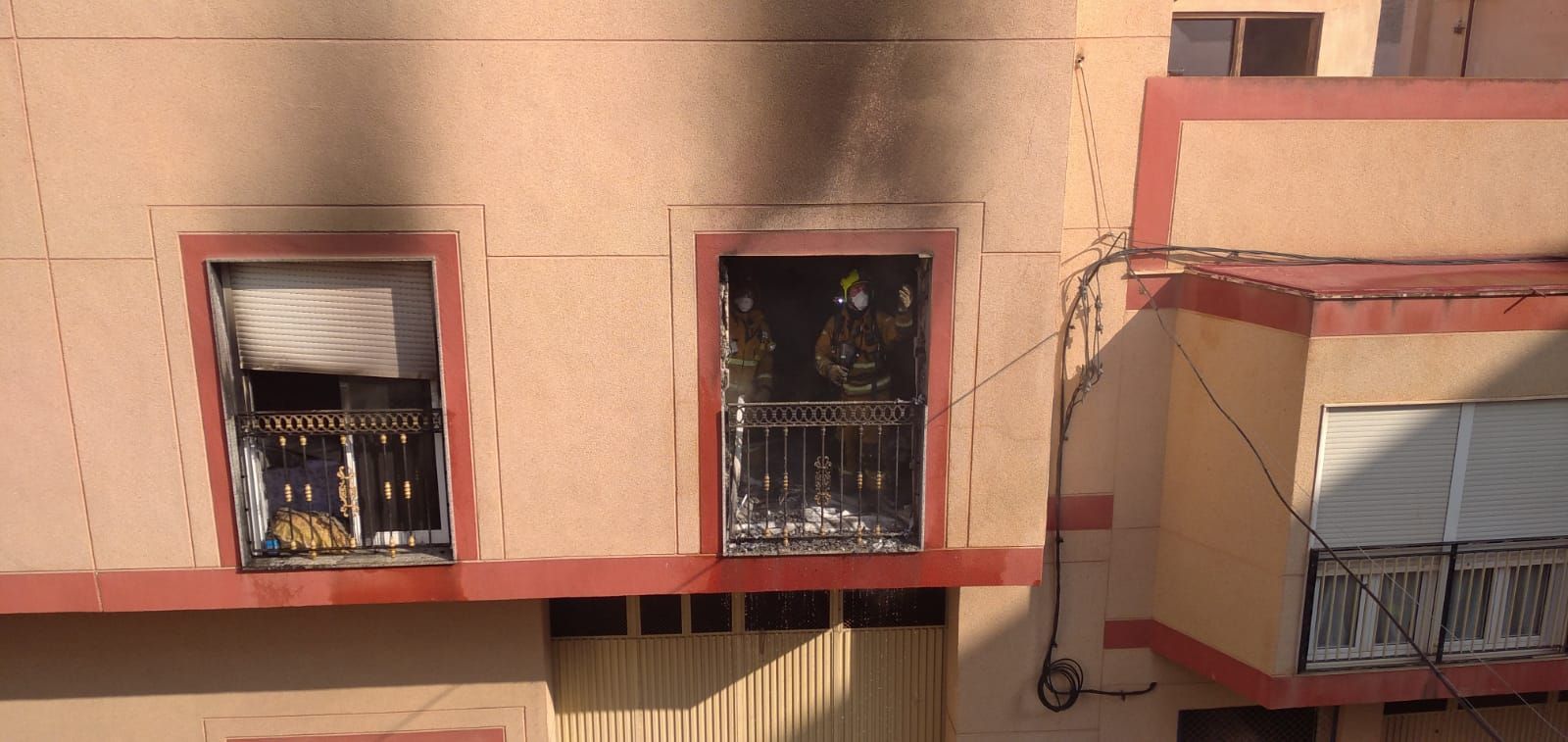 Incendio de una vivienda de Crevillent