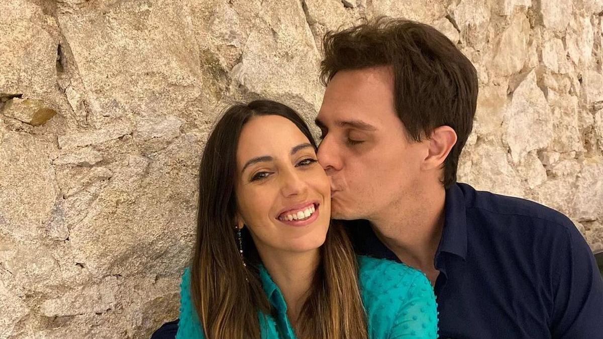 Almudena Cid y Christian Gálvez cuando estaban enamorados.