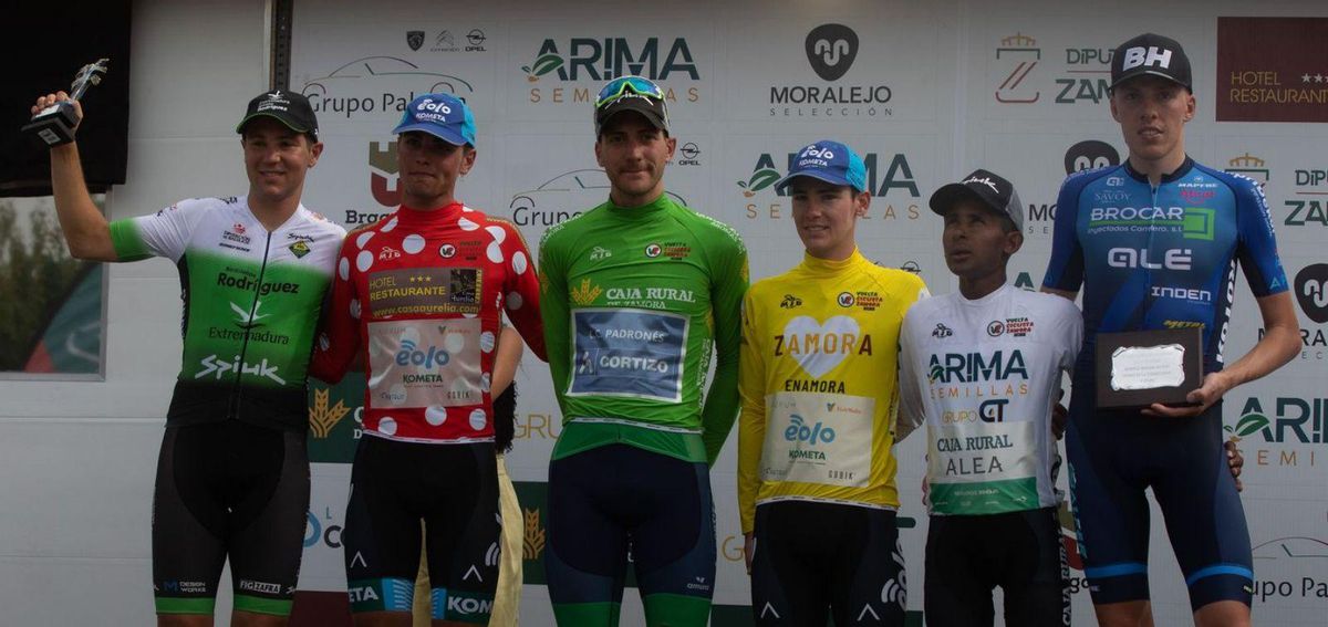 El plantel de maillots tras la etapa de ayer | | EMILIO FRAILE
