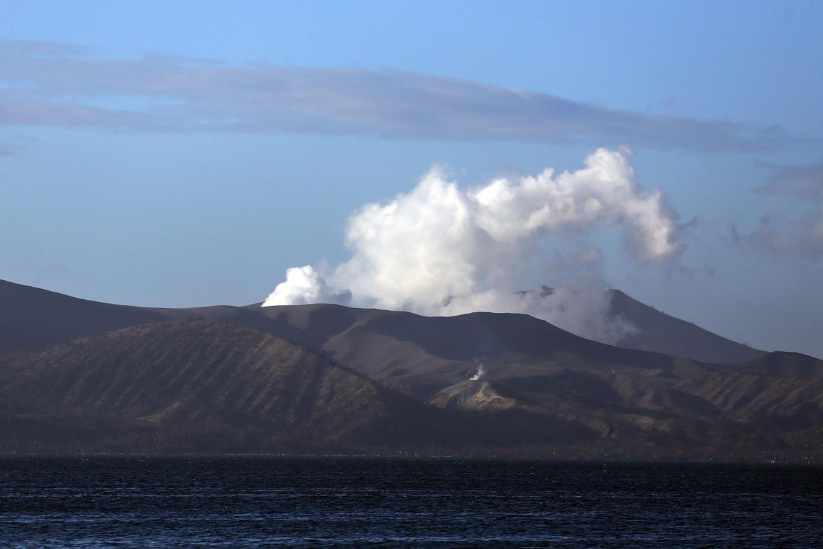 El volcán Taal en Filipinas, en imagen de archivo.