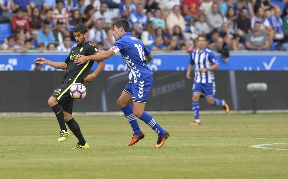 Partido entre el Alavés y el Sporting