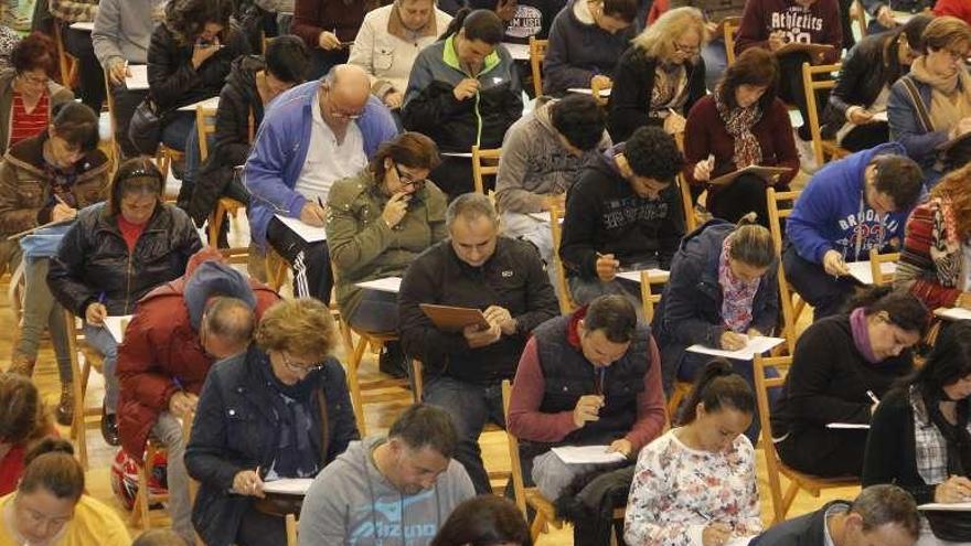 Un momento de la celebración del examen. // Santos Álvarez