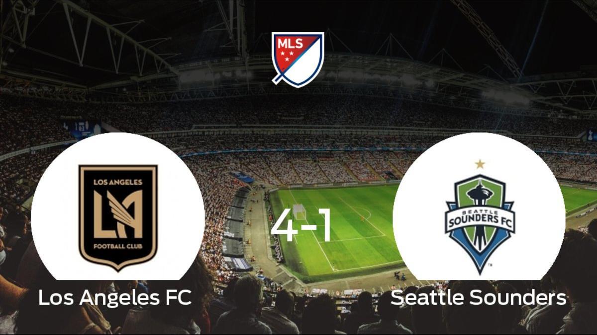 Goleada del Los Angeles FC por 4-1 frente al Seattle Sounders