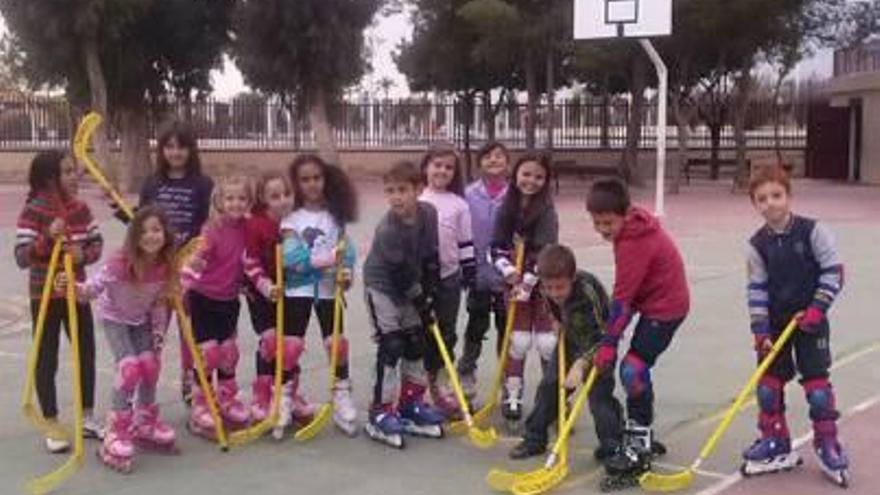 Sobre las ruedas de los patines en El Pla de Elche