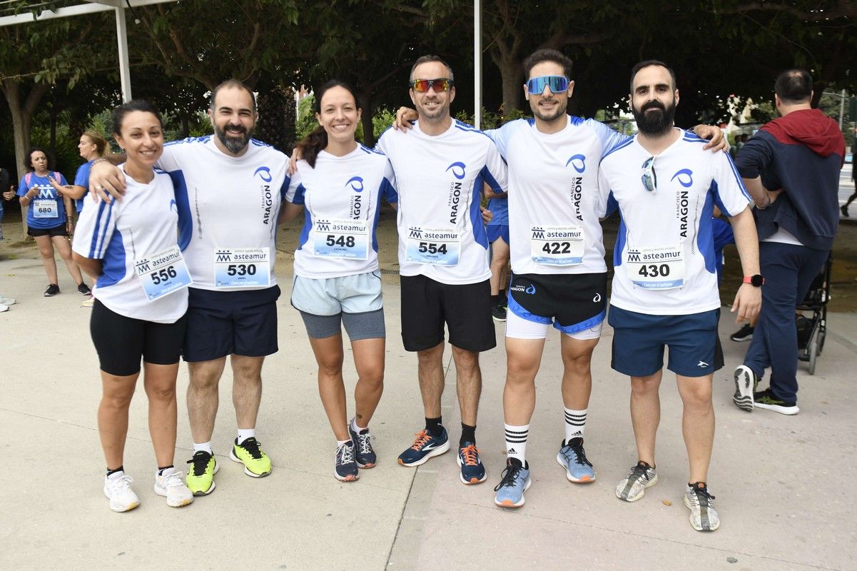 La carrera y marcha Solidaria Asteamur, en imágenes