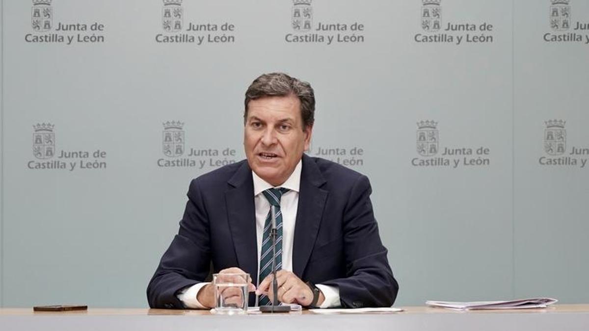 El portavoz de la Junta de Castilla y León, Carlos Fernández Carriedo.