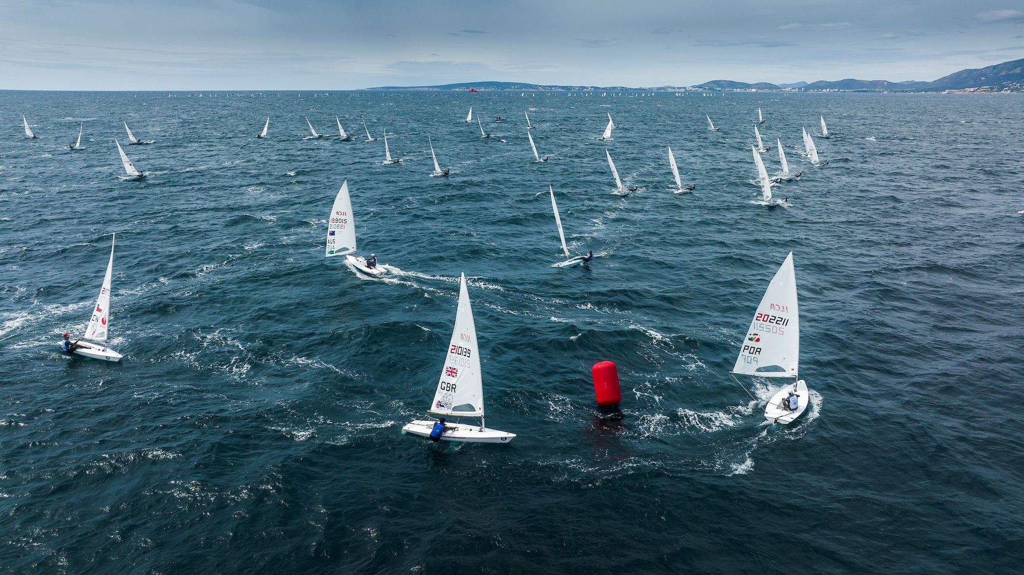 Spektakuläre Eindrücke von der Regatta Princesa Sofía an der Playa de Palma auf Mallorc