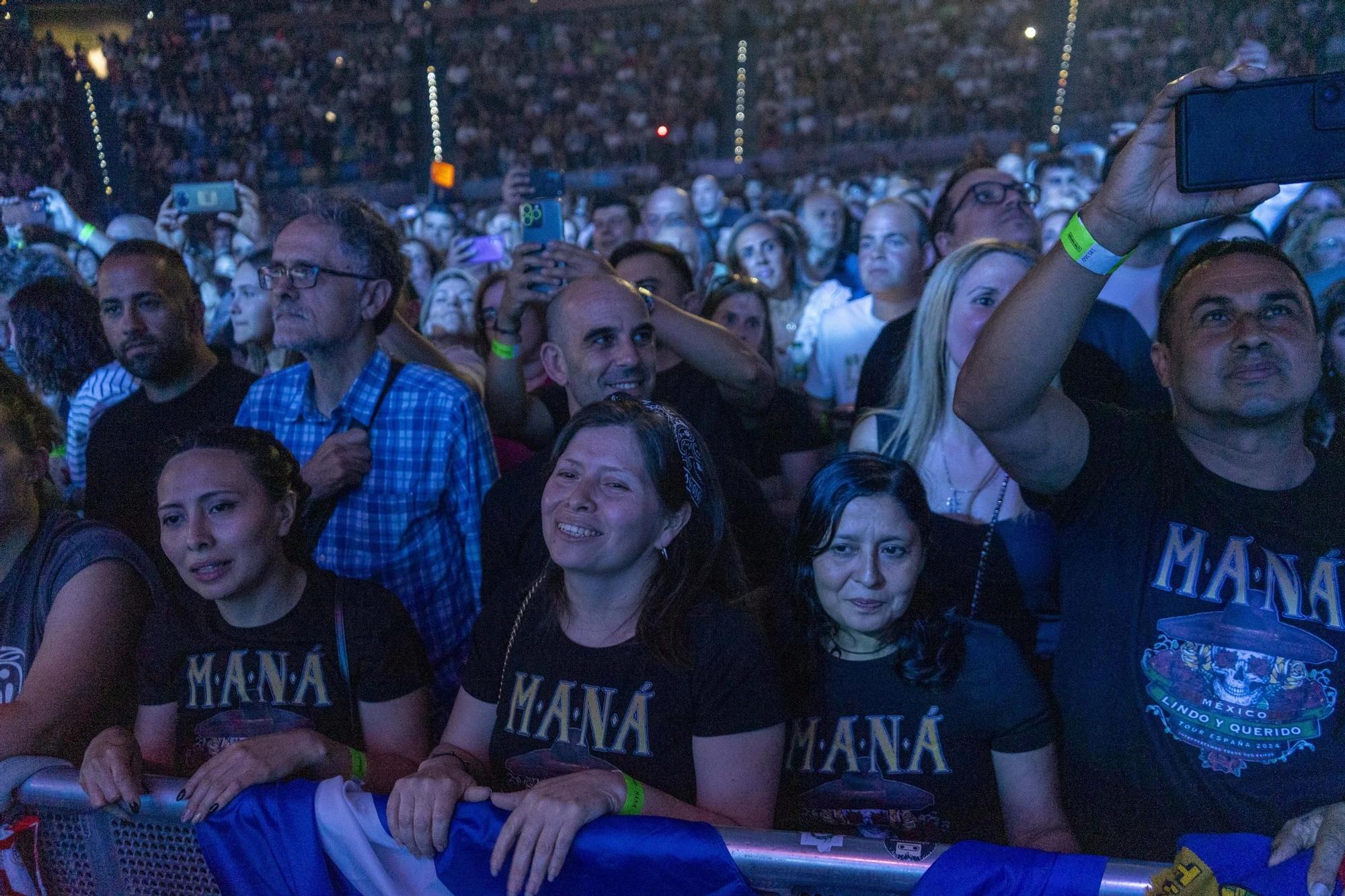 Concierto de Maná en el Coliseum de A Coruña.