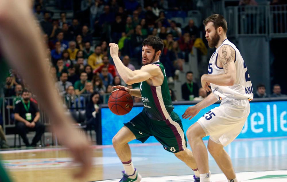 Alberto Díaz, Jaime Fernández y Rubén Guerrero aúpan al Unicaja en el último cuarto para sumar una nueva victoria europea ante el MoraBanc que deja a los verdes a un paso de los cuartos de final y con serias opciones de acabar campeón de grupo.