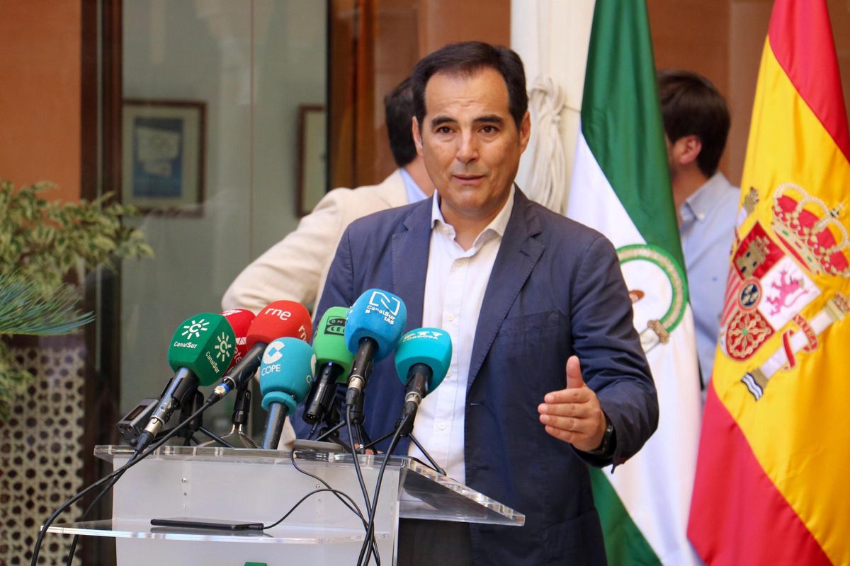 José Antonio Nieto, durante su intervención.