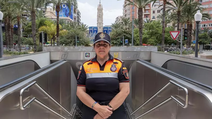 Soraya Sanz, jefa de la agrupación de voluntarios de Protección Civil del Ayuntamiento de Alicante