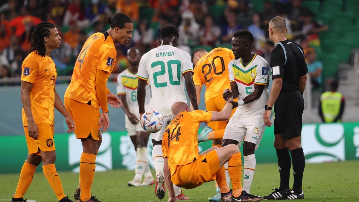 Un momento del Países Bajos-Senegal.