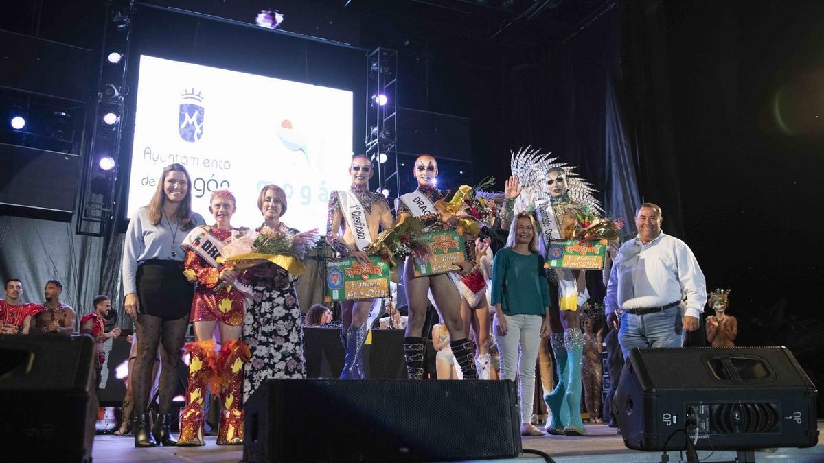 Imagen de la Gala Drag Queen del Carnaval Costa Mogán 2023.