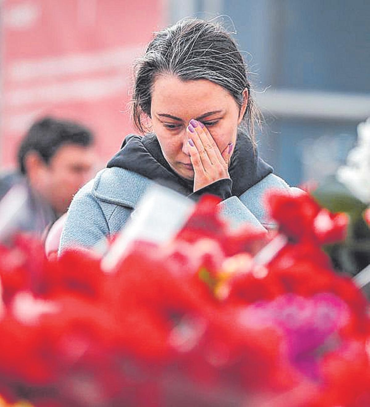 Homenaje en recuerdo a las víctimas del atentado terrorista en Moscú.
