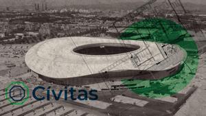 Ilustración del Estadio Metropolitano, patrocinado por la promotora Cívitas