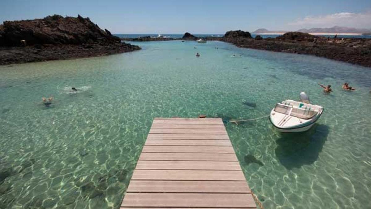 Playas del Islote de Lobos y Fuerteventura