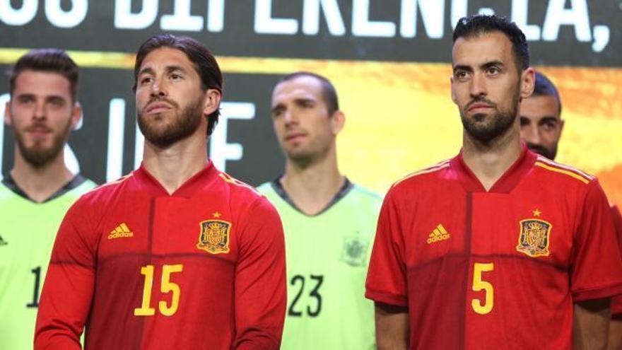 La selección española presenta su nueva camiseta