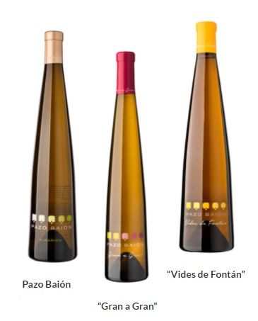 Los vinos de Pazo Baión.